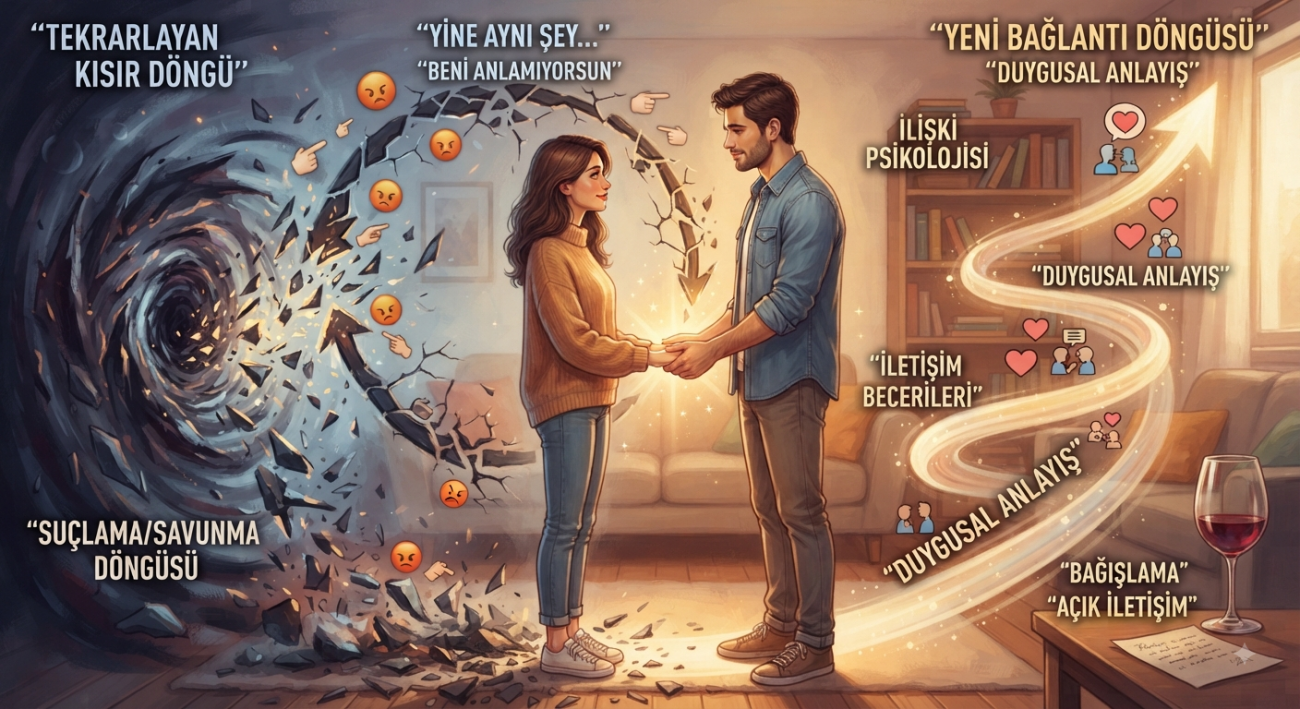 İlişkide Tekrarlayan Kısır Döngüler ve Tartışma Döngülerinin Kırılması