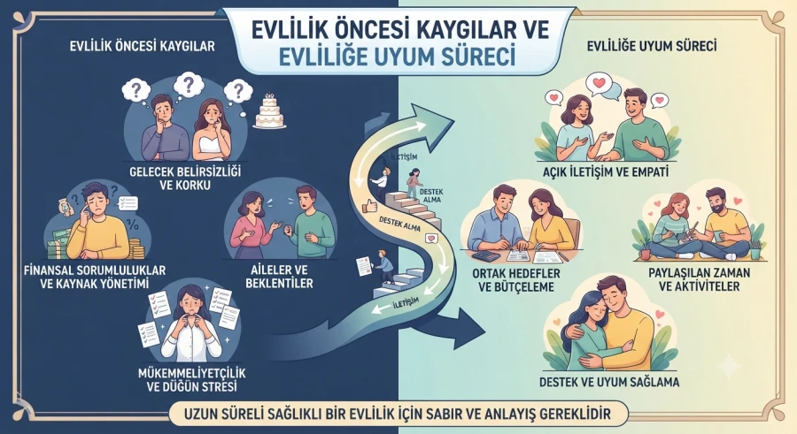 Evlilik Öncesi Kaygılar ve Evliliğe Uyum Süreci