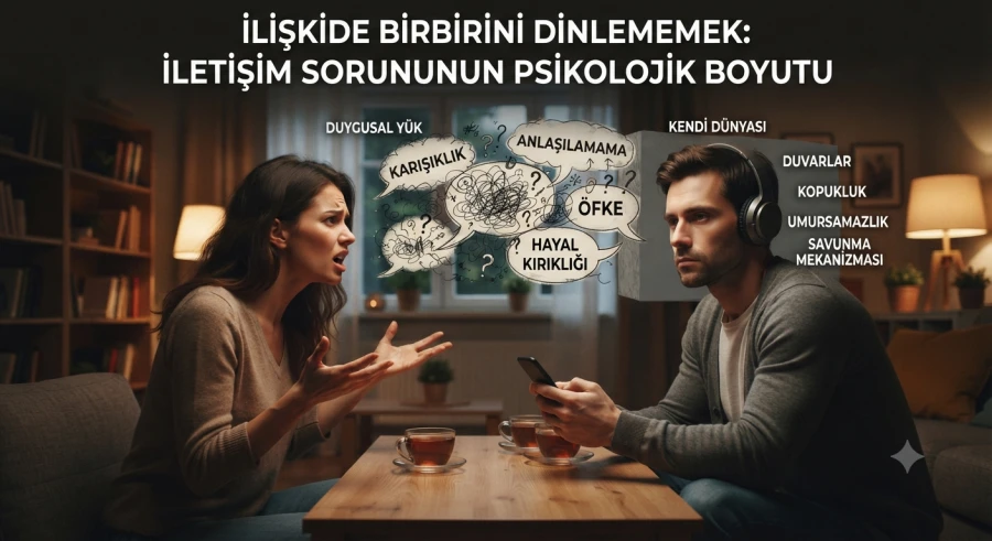 İlişkide Birbirini Dinlememek: İletişim Sorununun Psikolojik Boyutu