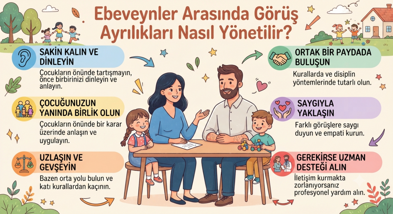 Ebeveynler Arasında Görüş Ayrılıkları Nasıl Yönetilir?